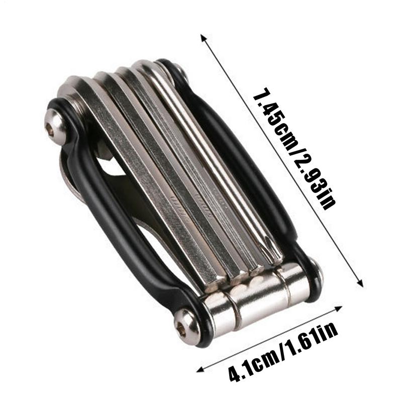 Bike Tool Kit Portable Bike Repair Tool Cycling Accessory Portable Vehicle Maintenance Set For Commute Cyclist Gravel Brake