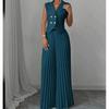 Fashion Vest Vest Pleated Skirt Pants Suit Women's Clothing