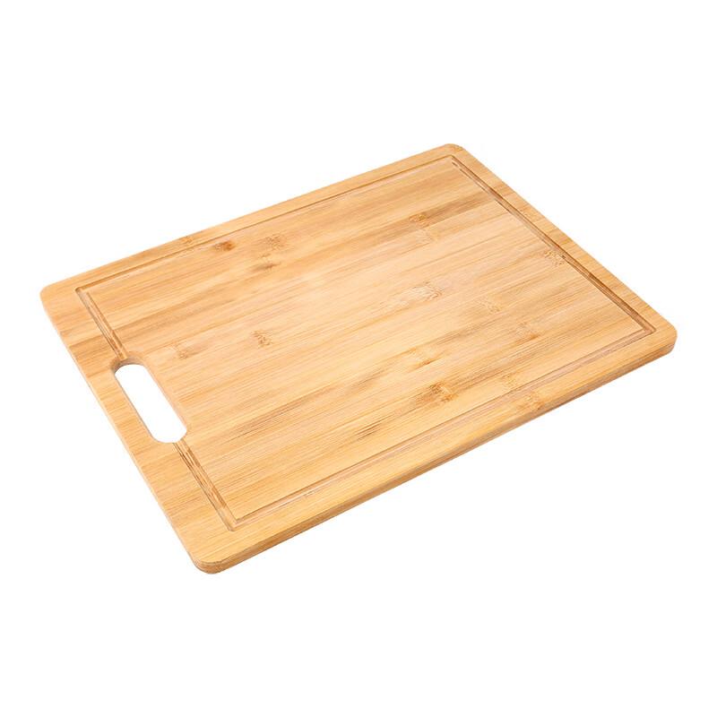 ZISIZ Thick Bamboo Cutting Board with Water Groove