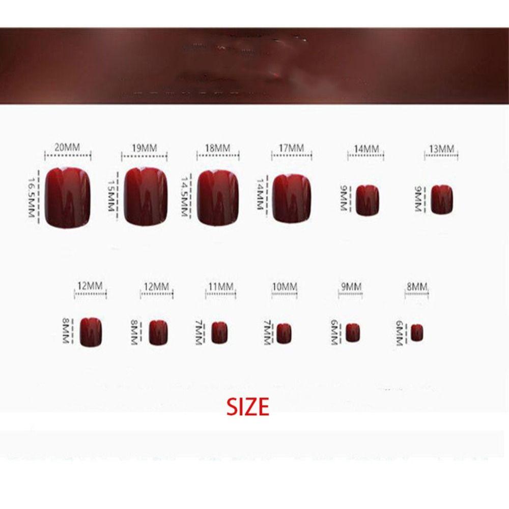 24 шт. Короткие накладные ногти на ногах Полное покрытие Накладные ногти Модные типсы для ногтей на ногах