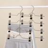Storage Organizer Clothes Pants Skirt Space Saving Holder Hangers Trousers Clip Racks