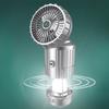 5-in-1 Portable LED Camping Lantern with Fan Bluetooth-compatible Speaker Solar