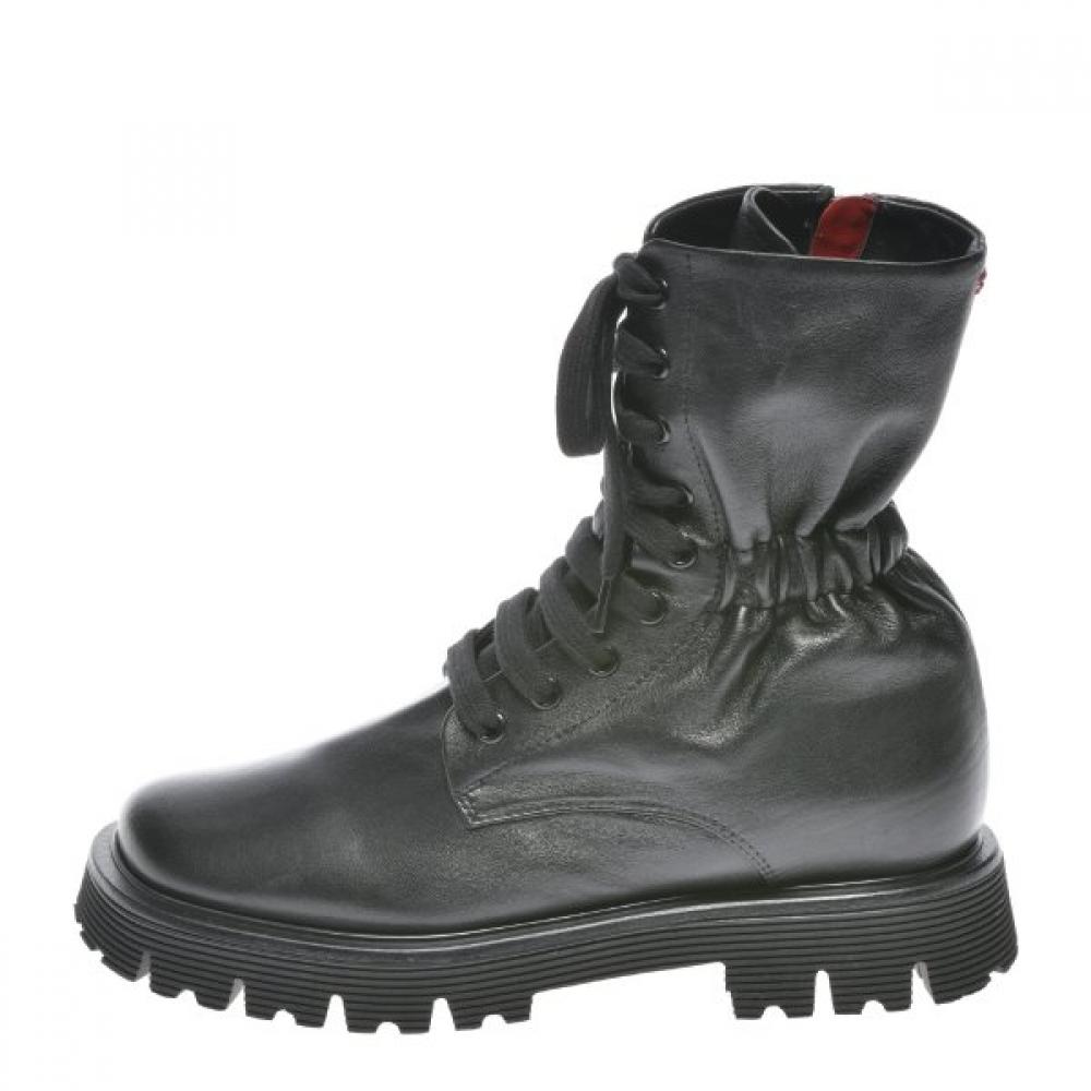 Riccio Anna Женские шнурованные ходунки Черные Hs23hal002bk