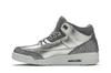 Kids' Sneakers Nike Jordan 3 Retro Premium Heiress Metallic Silver (GS) Metallic Silver/Cool Grey-White