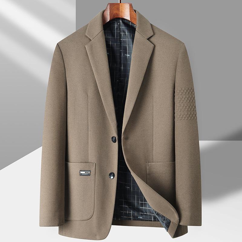 Spring and Autumn Light Luxury Business Single West Middle-aged and Young Solid Color Single-breasted Trendy Suit Jacket