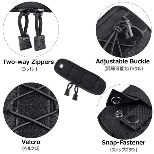 Azarxis Military Molle Knife Case, Knife Cover, Holder, Storage Pouch, Knife Sheath, EDC Pouch, Utility Pouch for Airsoft, Tactical, and Outdoor Use (