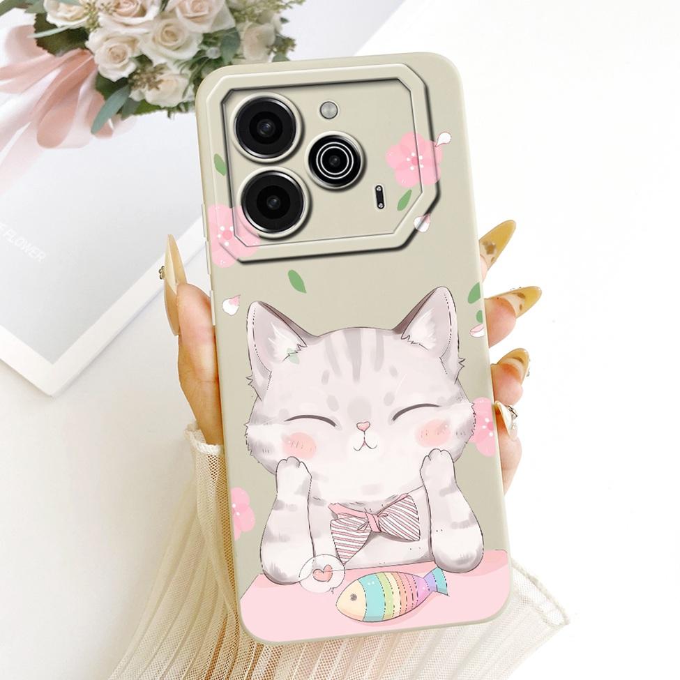 Чехол Для Tecno Pova 6 Pro Чехол LI9 Модный Мультяшный Милый Смешной Расписной Силиконовый Funda Для Tecno Pova 6 Pro L19 Чехол Для Телефона