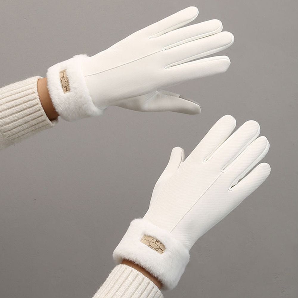 Touchscreen Women Winter Gloves Thick Driving Gloves Fashion Cycling Mittens Running