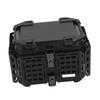 45L Motorcycle Top Case with Security Lock Waterproofing Aluminum Alloy Quick Release Trunk Top Box for Helmet Luggage