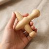 Handheld Wood Massage Roller Wood Trigger Point Massager  Lymphatic Drainage