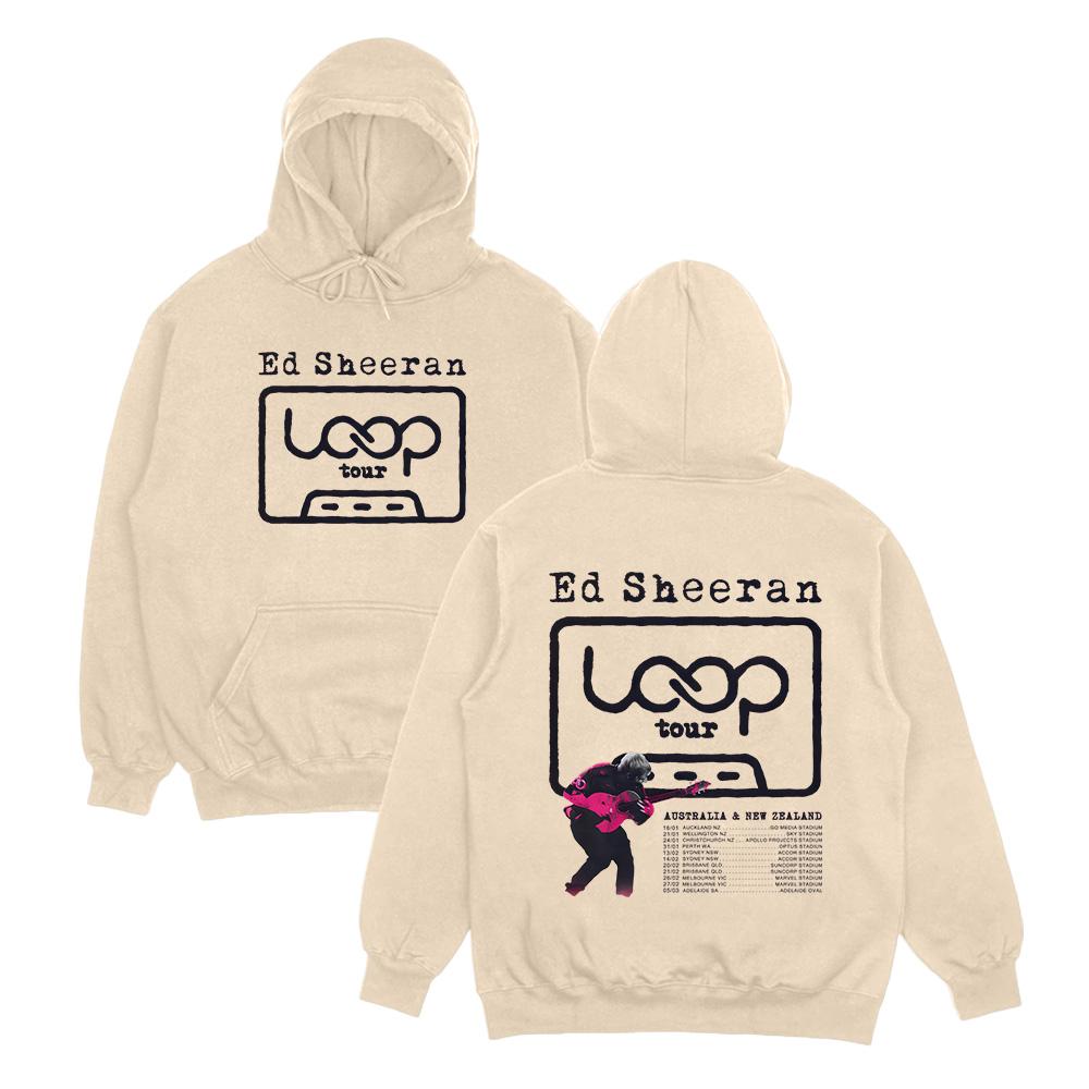 Худи Ed Sheeran LOOP Tour Хип-хоп Графическая одежда Стритвир НОВИНКА Мода Унисекс Женские Мужские Пуловеры Хай-стрит Толстовки