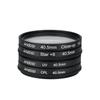 Andoer 40.5mm UV+CPL+Close-Up+4 +Star 8-Point Filter Circular Filter Kit Circular Polarizer Filter