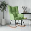VidaXL Rocking Chair Relaxation Chair Recliner Lounge Chair Living Room Home Interior Green 328142