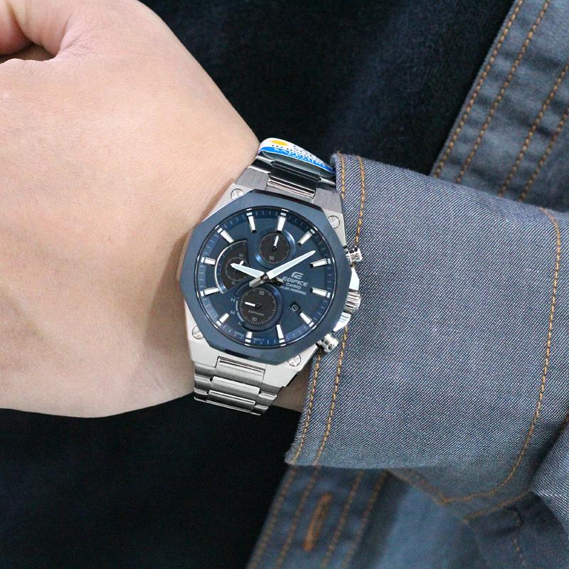 Casio Мужские часы EDIFICE Серебристые EFS-S570YD-1A EFS-S570YD-1A