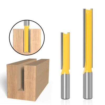 1/2 шт., прямая/дадо-фрезерная фреза диаметром 1/2 дюйма. X 2 "X 3" Длина 1/2 дюйма, хвостовик 12 мм, деревообрабатывающий резак, режущий инструмент по дереву