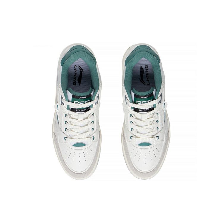 Li Ning Rsr 101 Ткань Синтетическая кожа Легкие Нескользящие Прочные Низкие Кроссовки Для Мужчин Кроссовки Для Мужчин Белый Серый Зеленый ABCS087-5