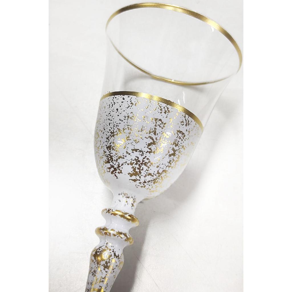 6 позолоченных стаканов для кофе Nova, цветной презентационный стакан для безалкогольных напитков 100cc