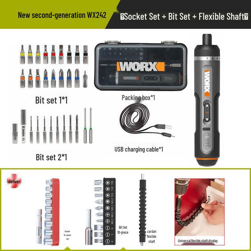 Wickes WX242 Rechargeable Multifunctional Electric Screwdriver