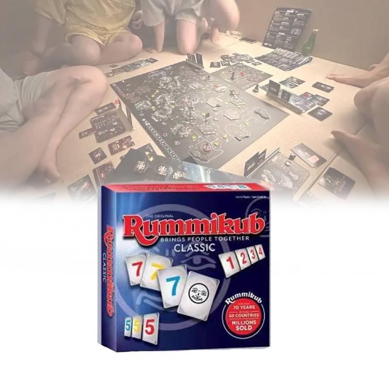 Classic Israeli Mahjong English Board Games Colorful Durable Plastic Tiles Set