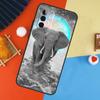 Цветной чехол со слонами для Samsung Galaxy A54 A34 A14 A15 A35 A55 A52 A32 A12 A51 A71 A13 A23 A33 A53