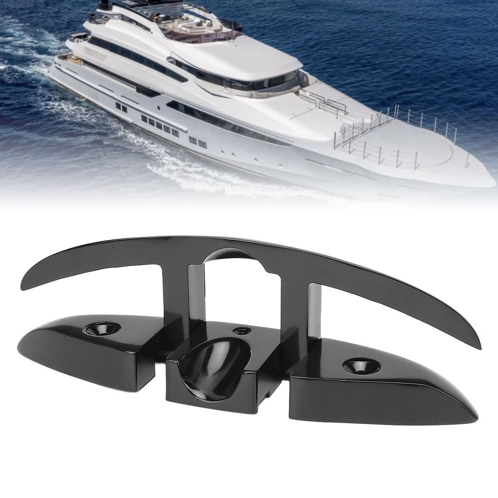 Складной швартовочный канат для лодки 8,5 дюймов из нержавеющей стали 316 с надежной фиксацией, отполированный до блеска