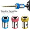 1Pcs Strong Anti-corrosion Powerful Ring Drill Tool Magnetic Ring Metal Screwdriver Bits Alloy