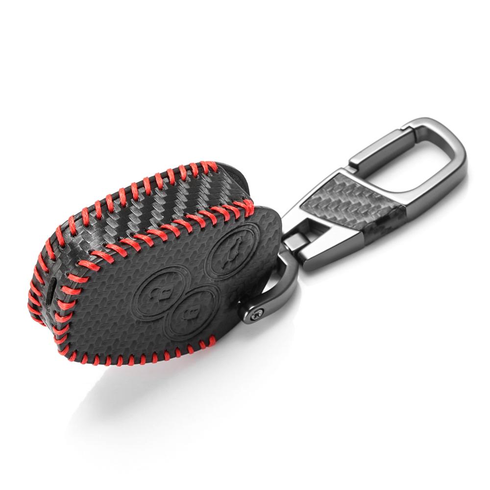 Для Renault Kangoo Scenic Megane Sandero Captur Twingo Modus Для DACIA Duster Logan Sandero Кожаный чехол для дистанционного ключа Чехол для брелока