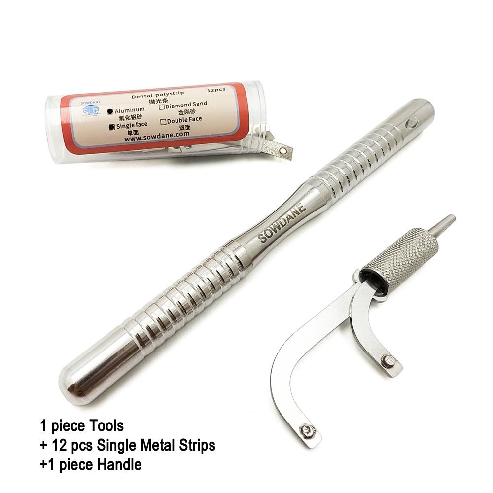 Стоматологические ортодонтические инструменты для межпроксимальной обработки эмали Заменяемые полоски Полировка зубной эмали Редукция зубов Инструмент для отбеливания зубов