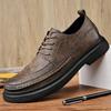 Men's British Style Leather Shoes Casual Shoes