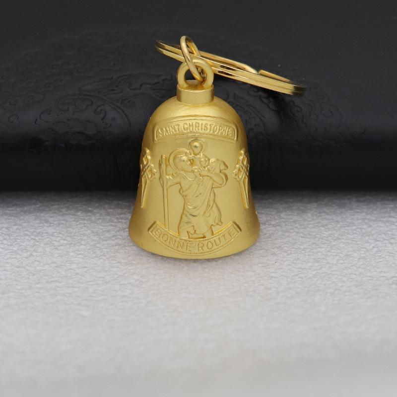 Ретро Металлический Брелок для Ключей с Подвеской-Колокольчиком - Украшение для Автомобиля и Сумки