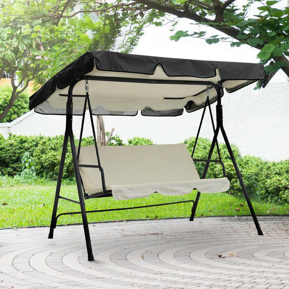Сменный навес для качелей, 2/3-местного гамака, крышка, верхняя часть, открытый сад