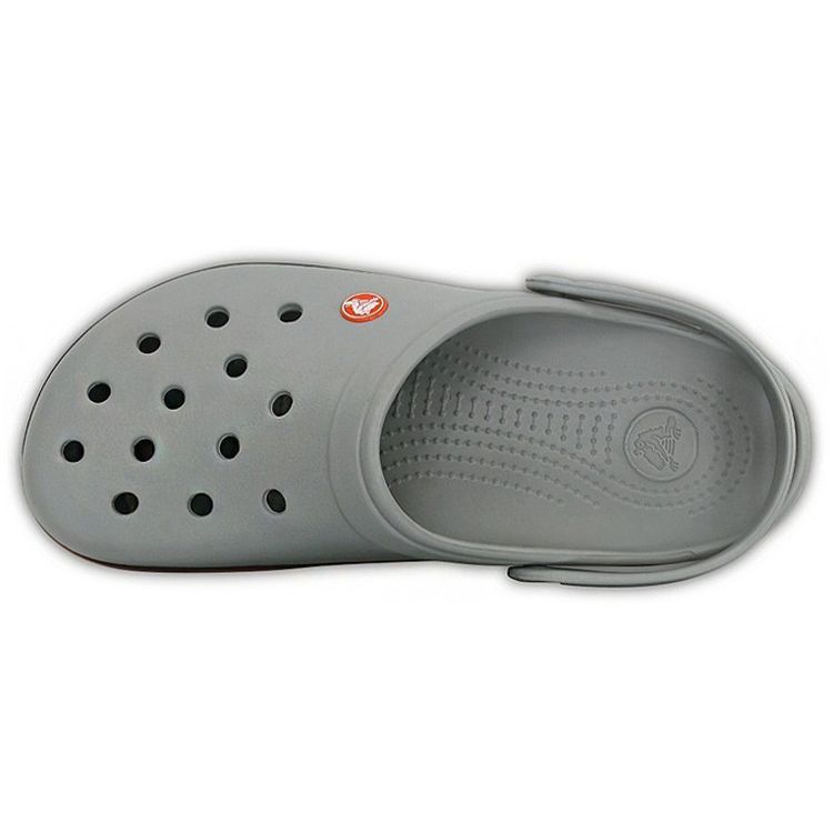 Crocs Клоги Crocband Светло-серый Темно-синий Унисекс Кроссовки 11016-01U