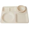 Awaken Sense The Junior Plate Set, Cream Beige, Tray + Mini Bowl, Popular Korean Parenting Items