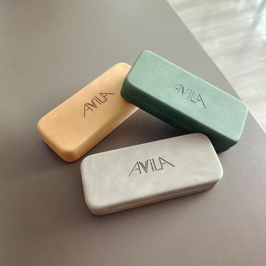 Multi-color Anti-slip Eyeglass Case with Chain and Cloth for Prescription and Reading Glasses