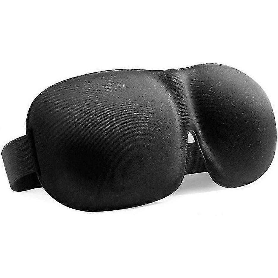 Sleep Mask for Women and Men, Patented Design 100% Blackout Night Mask Comfortable Eye Mask and Blindfold -Black