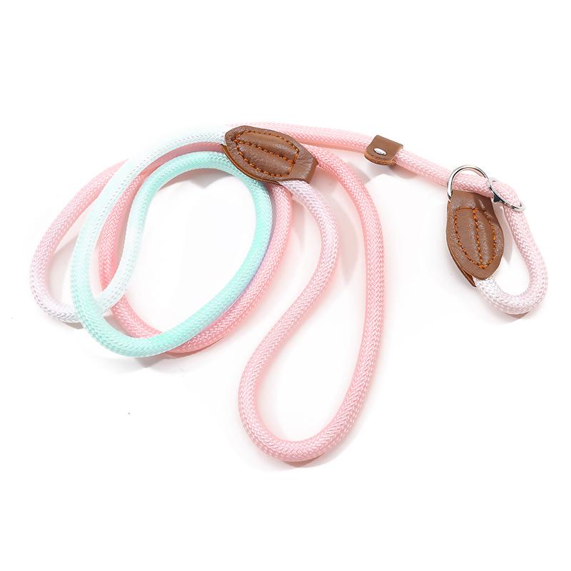 Поводок для бега домашних животных на открытом воздухе, удобная защитная веревка, утолщенный регулируемый поводок для прогулок с собакой, круглый поводок