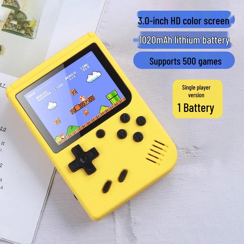 Новая портативная игровая консоль SUP Retro: Ностальгическое классическое игровое устройство для детей, портативное и выполненное в старомодном русском дизайне.