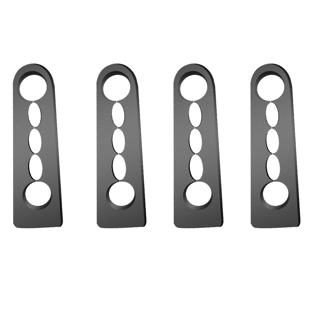 4X автомобильный шумоглушитель, демпфер дверного замка, буфер, глушитель для Nissan Qashqai J10 Dualis 2007 2008 2009 2010 2011 2012 2013, уменьшает шум