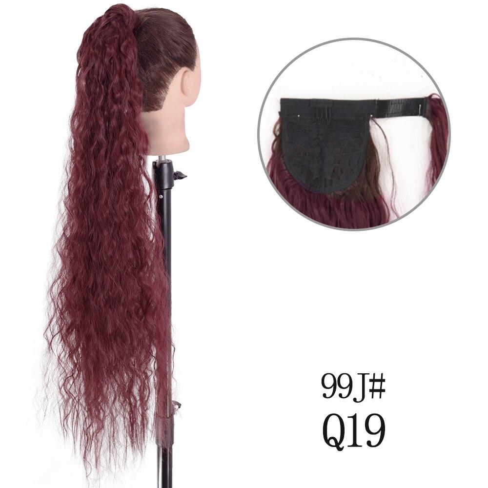 MISSQUEEN 22 34 Inch Wavy Ponytail Hair Extension Synthetic Ponytail Extension Hair for Women Ponytail Hair Hairpiece