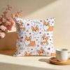 Bouncy Corgi Cushion Cover Soft Pillow Cases for Home Bedroom Living Room Sofa