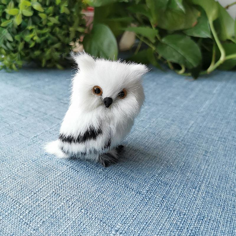 Подарок для детей, имитация модели совы, игрушка из искусственного меха, плюшевые игрушки, статическая модель совы, домашний декор