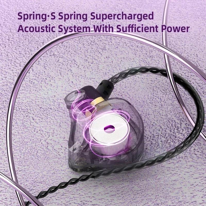 QKZ SK3 3.5mm Wired Earphone with Microphone HiFi Music Monitor Bass Headphone Noise Cancelling Headset for Sport Gaming Earbuds