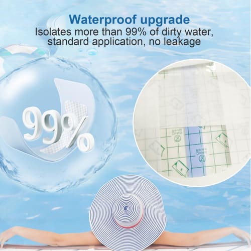 Swim Panty Liners | 4-Piece Menstrual Pads for Pool Use | Women's Private Patch Swim Panty Liners | Period Pads for Swimming, Safe, Waterproof, Femini