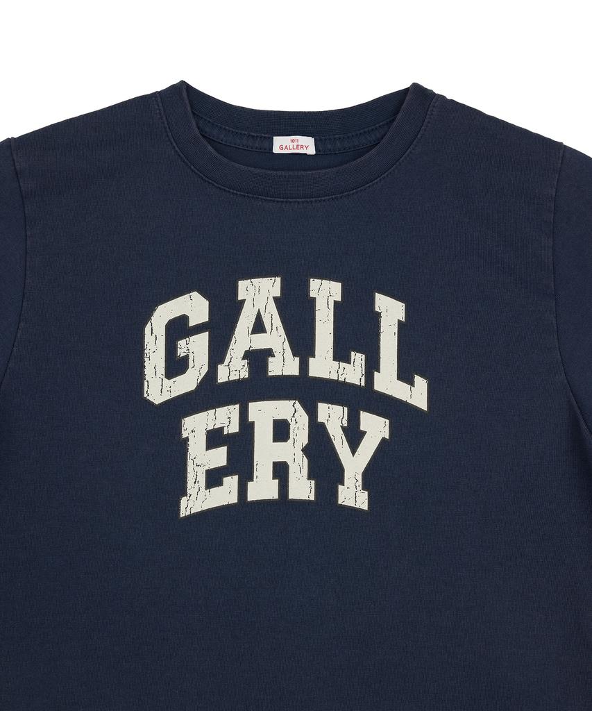 1011 GALLERY Women Classic Gallery Logo T-Shirts - Navy