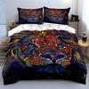 Colorful lion face pattern. Bedding sets Duvet cover sets Duvet covers Pillowcases(1*Duvet Cover 2*Pillowcases without duvet insert)