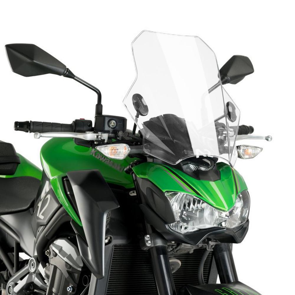 Для KAWASAKI Z1000 Z1000R Z125 Z250SL Z300 Z400 Z650 Z750 Z800 Z800E Z900 Z900RS Мотоциклетное регулируемое ветровое стекло Универсальное