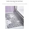Eco Friendly Suction Cup Bath Mat Quick Drain Round Hole Bath Mat Foot Mat Bath Rug  Bathroom