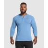Gymshark Legacy Henley Classic Blue A5a3c Udbr