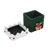 Xmas Lint Bombonera Gift Box with Present Ribbon Xmas Eve Gift Box for Christmas Eve Gifting Family Holiday Activities Hold Small Toys Candies