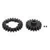 23T 2 Mod Hardened Steel Spur Gear with Motor Pinion Gear for E Revo 2.0 RC Car Upgrade Parts 17T